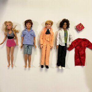 Lot of 4 High School Musical Dolls | Sharpay, Troy, Ryan, Chad